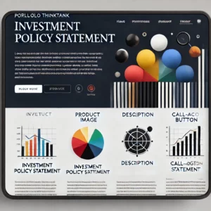 Interactive portfolio visualizer tool displaying asset allocations, growth charts, and performance insights.
