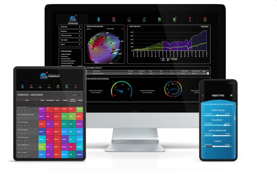 Artificial Intelligence analyzing financial data for smarter investing